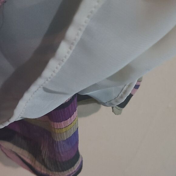 Joie Multicolor Silk Striped Sleeveless Top - Picture 2 of 10